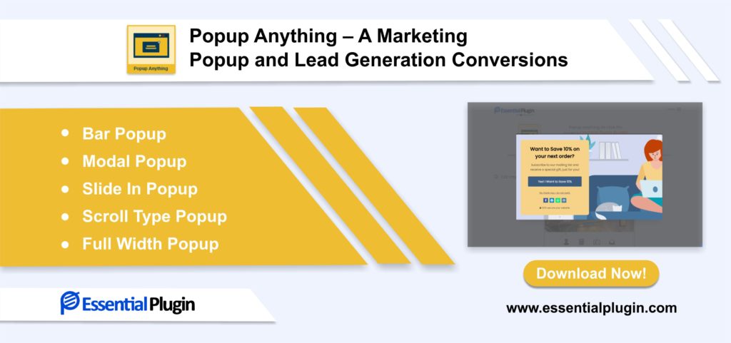 Popup Anything - Ein Marketing-Popup