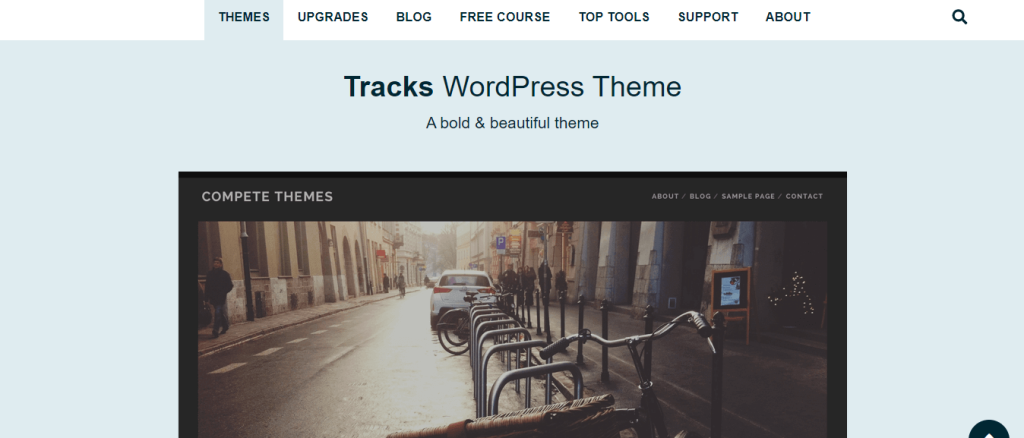 Tiene traccia del tema WordPress per i blog