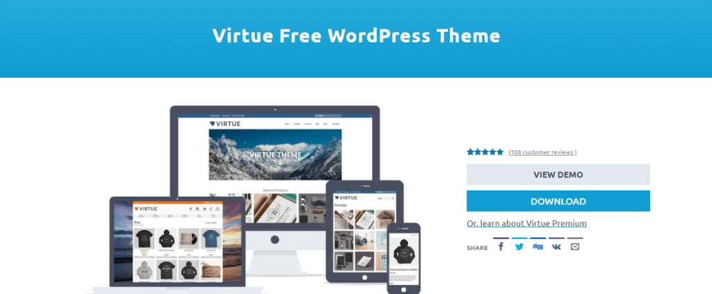 Tugendfreies WordPress-Theme