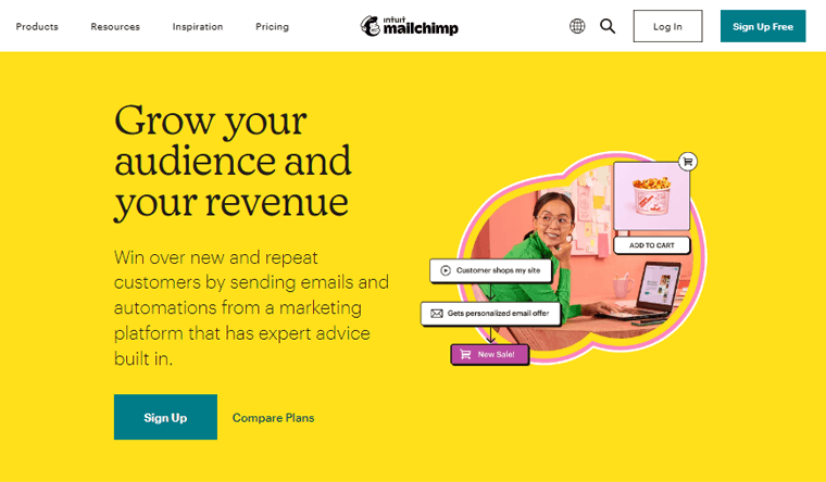 Mailchimp-Moosend ทางเลือก