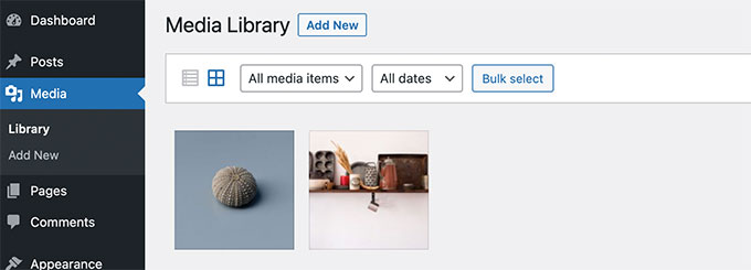 媒体库 Media library