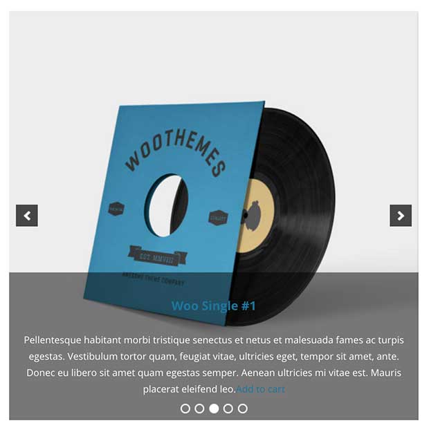 WooCommerce product slider demo