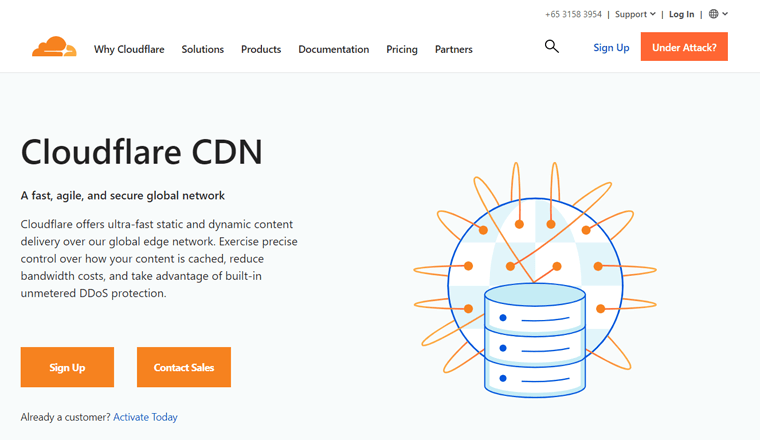 Cloudflare - Melhores provedores de serviços CDN