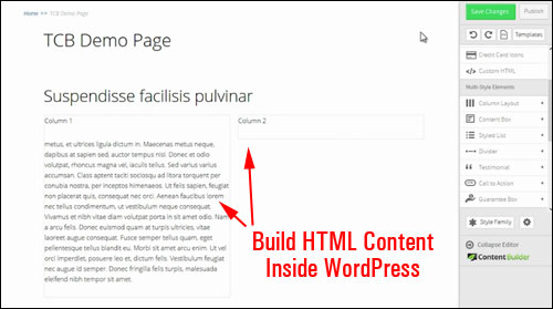 Thrive Content Builder - Plugin WordPress