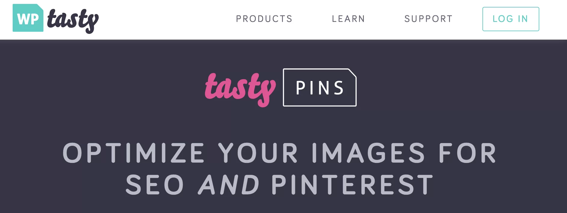 Tasty Pins permite otimizar suas imagens para SEO e Pinterest.