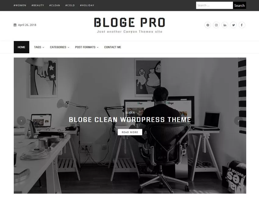 Motyw bloga pro wordpress