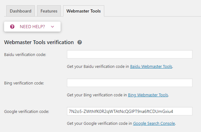 gsc verified yoast seo