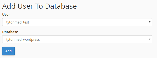 add user to database