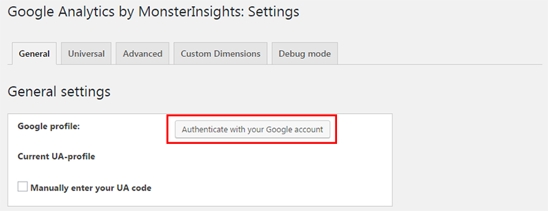 authenticate google