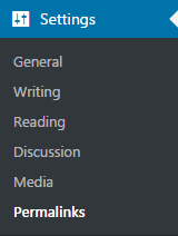 wordpress settings permanlinks