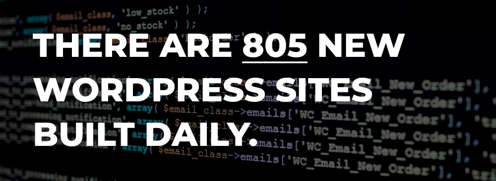new wordpress sites statistics