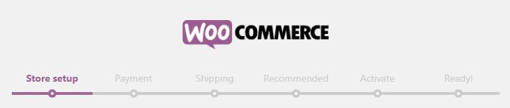 woocommerce setup