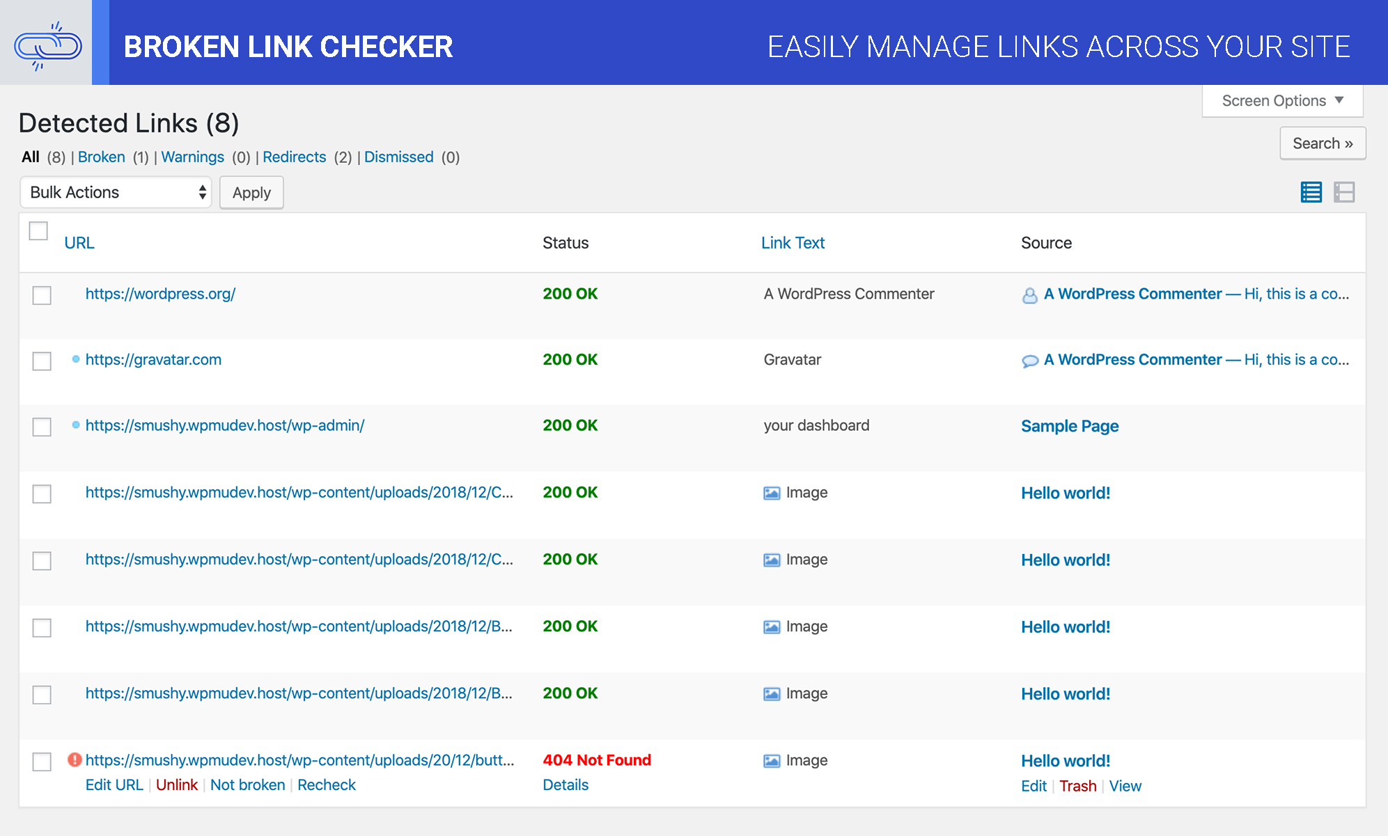 broken link checker tool