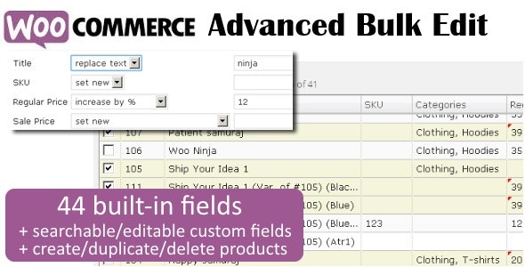 WooCommerce Advanced Bulk Edit