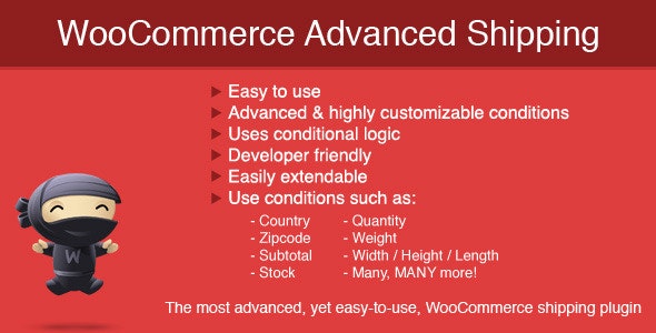 WooCommerce Advanced Shipping plugin