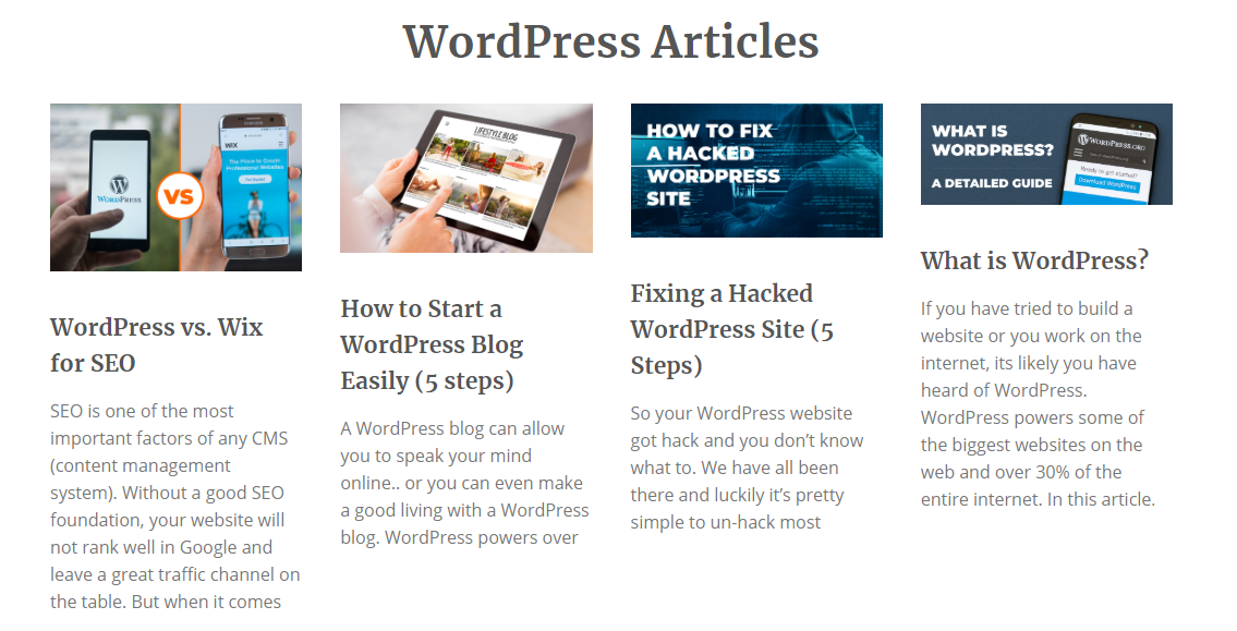 wordpress seo homepage