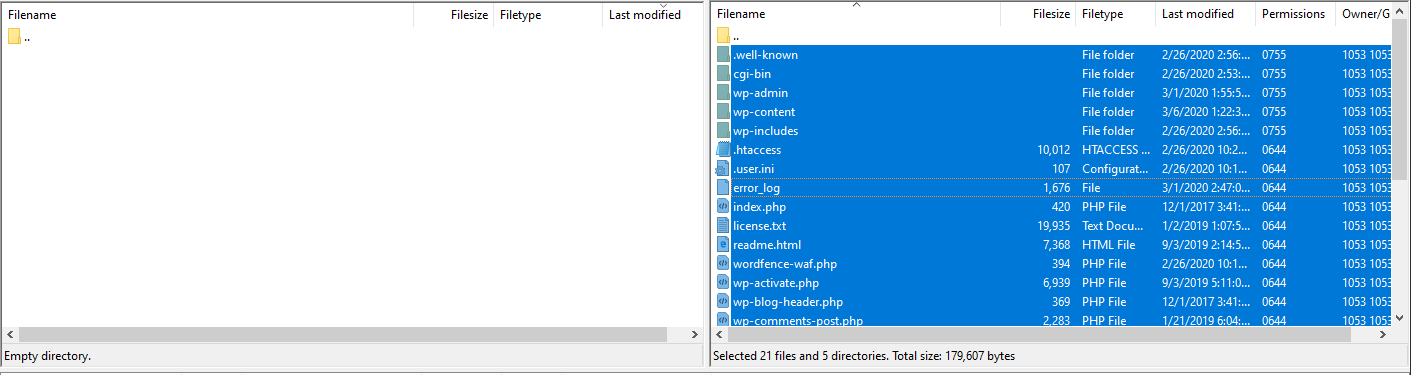 copy files to local computer