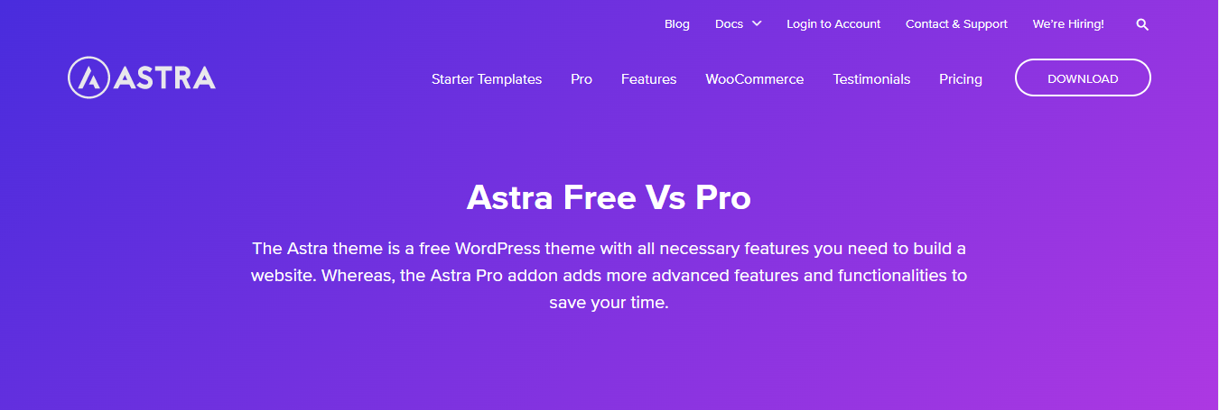 Ecommerce WordPress Theme - Astra