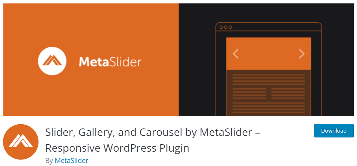 WordPressウェブサイト用のメタスライダープラグイン