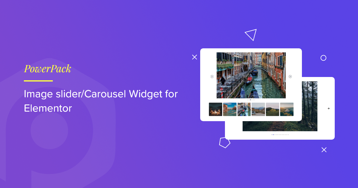 Elementorページビルダー用のPowerPackイメージスライダー/カルーセルウィジェット