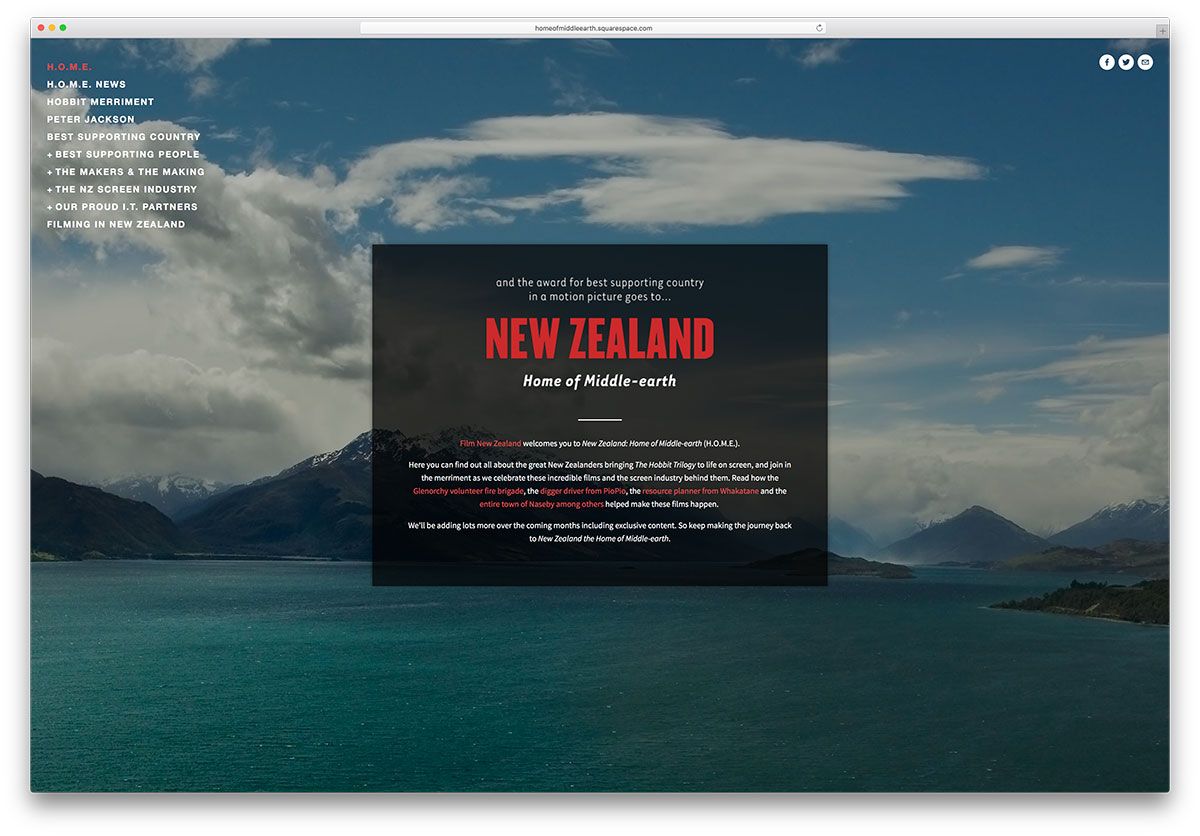 homeofmiddleearth-squarespace-website-example