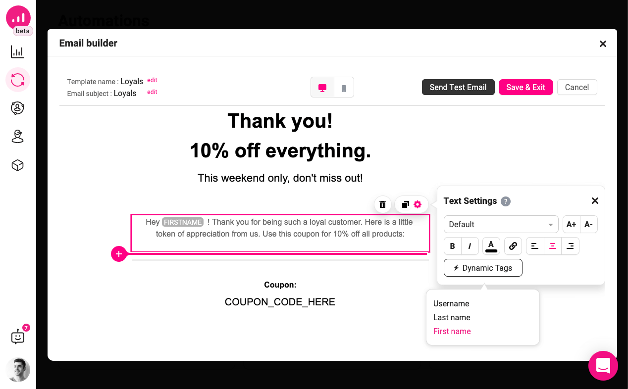 sadık WooCommerce kullanıcı tabanı - Ekstra avantajlar - özel indirimler