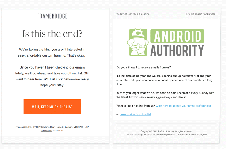 acompanhamento do cliente - comparado ao e-mail