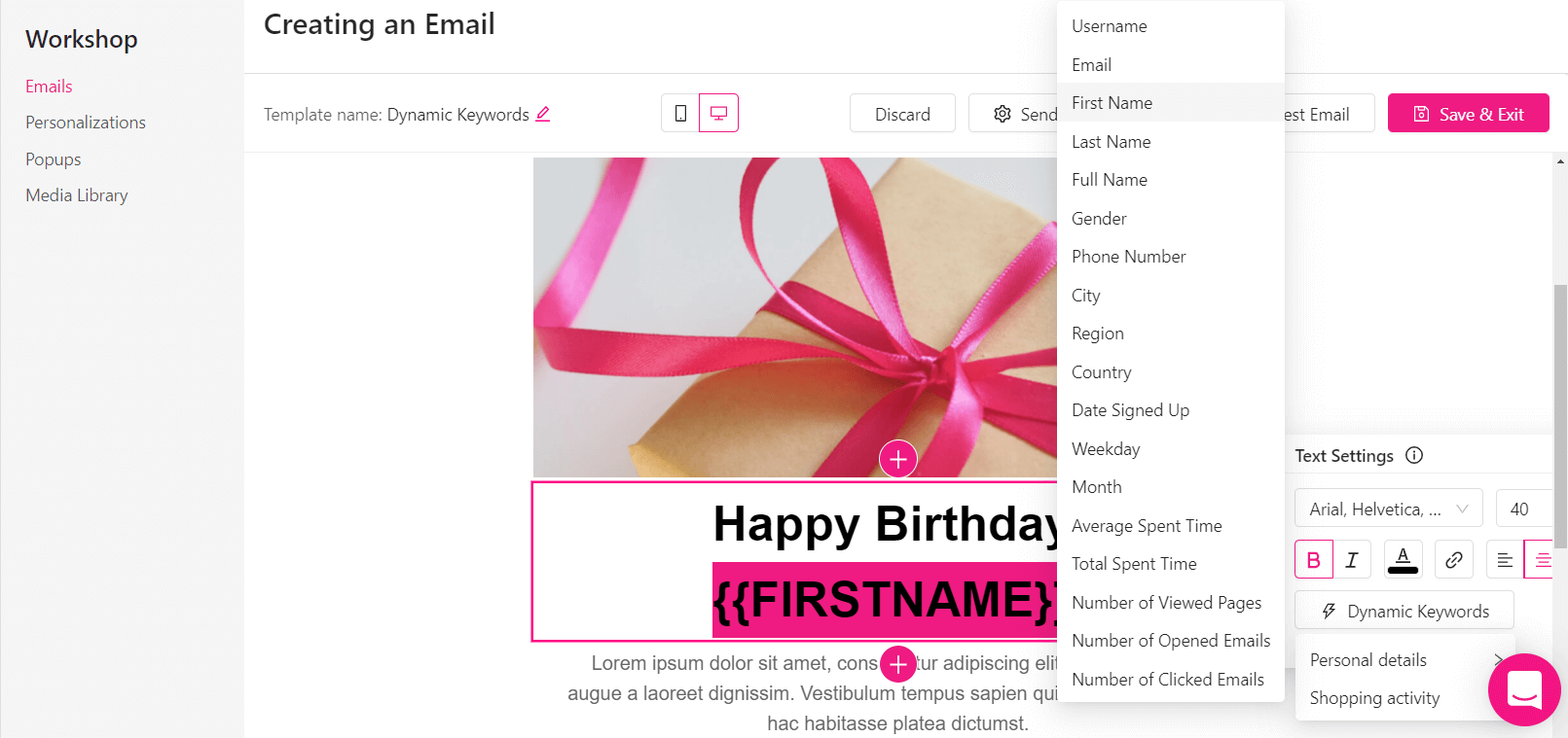 Personalisierung im großen Maßstab - Growmatik - Personalisierte E-Mail