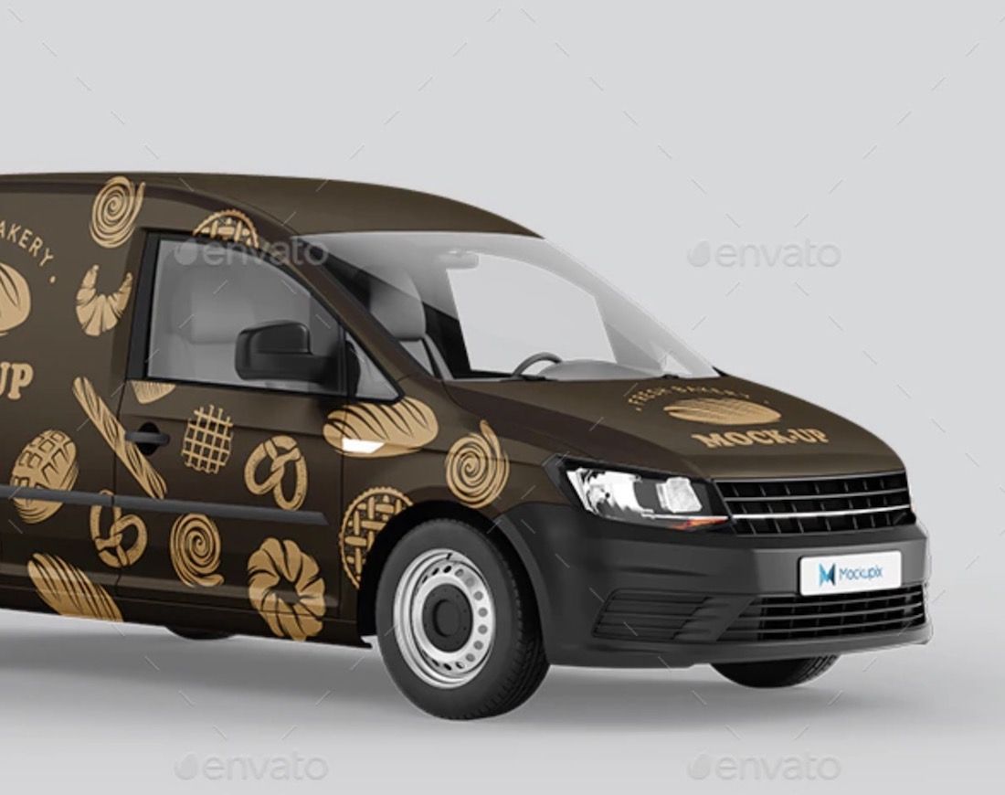 vw caddy фургон макет