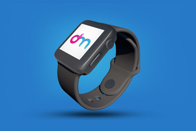 Макет Apple Watch PSD