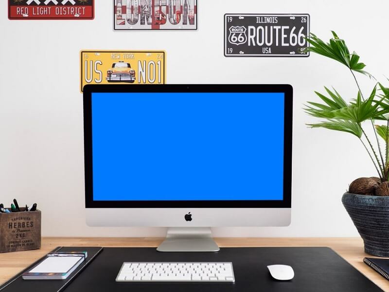 iMac в домашнем офисе