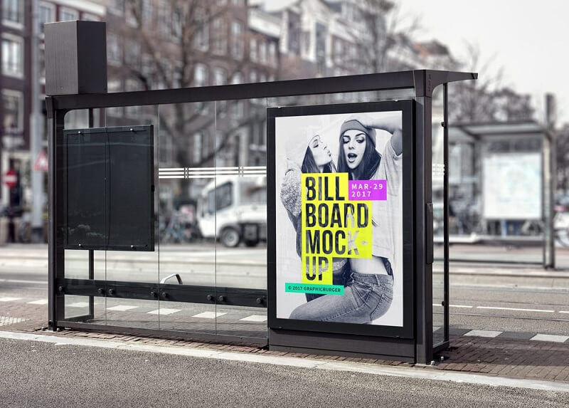 Billboard Halte Bus