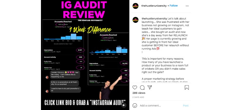 Audit Instagram