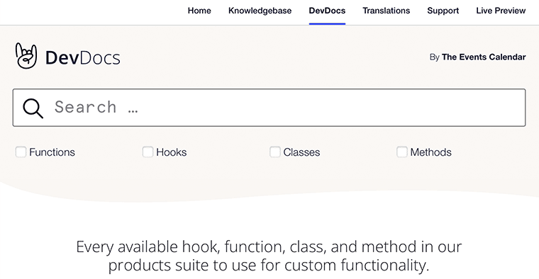 イベント カレンダー DevDocs チュートリアル