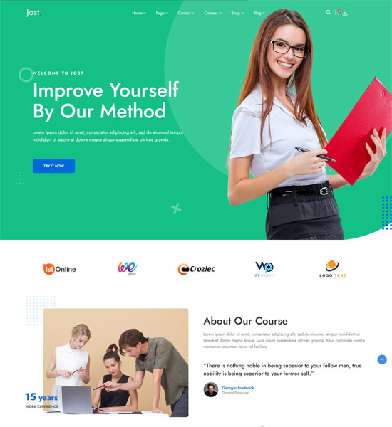 jost online course theme