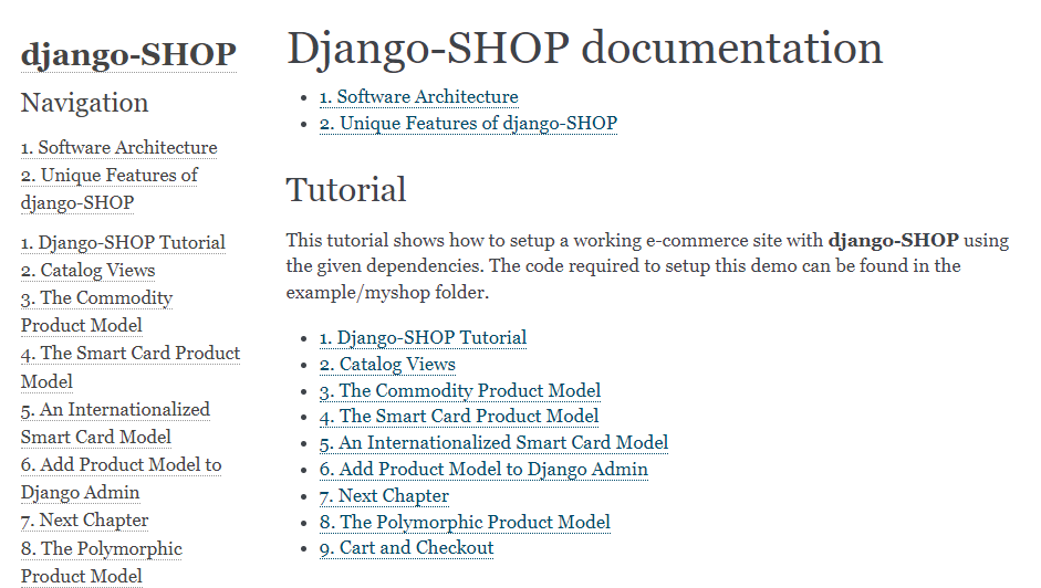 Django CMS 电子商务