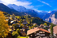 Wengen, Schweizer Alpen, Kanton Bern, Schweiz