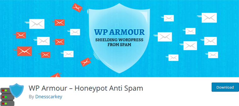 WP Armor Honeypot Anti Spam pour les formulaires de commentaires WordPress