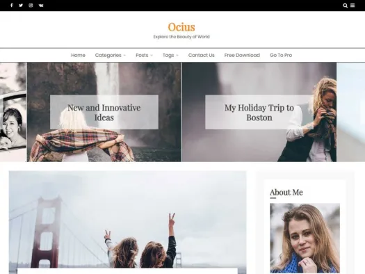 ocius Fastest WordPress Theme