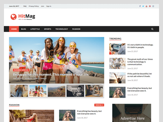 premium magazine themes