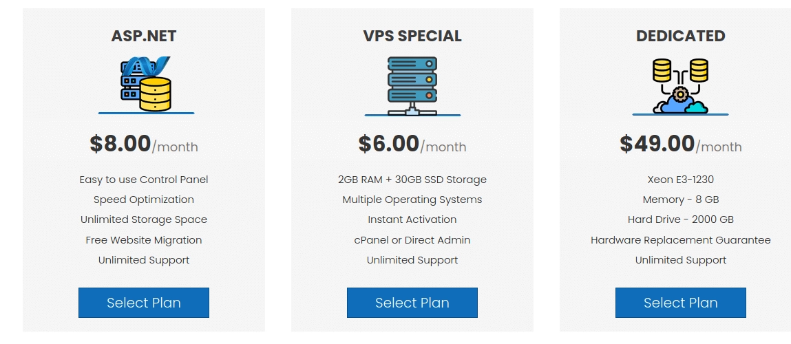 interserver- plans and pricing