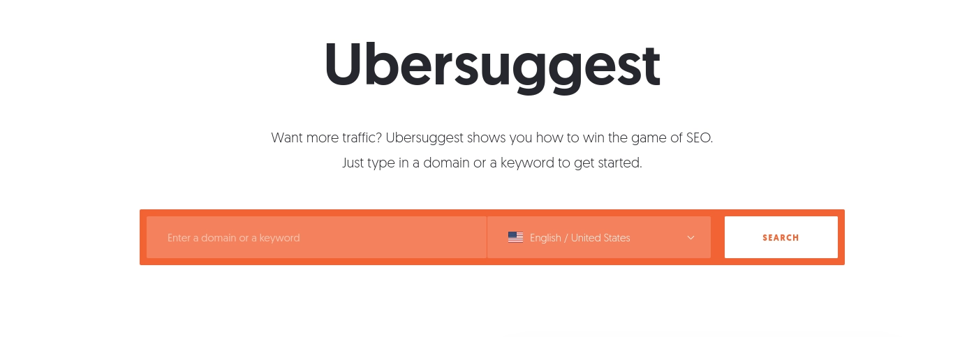 ubersuggest kwyword research -seo techniques