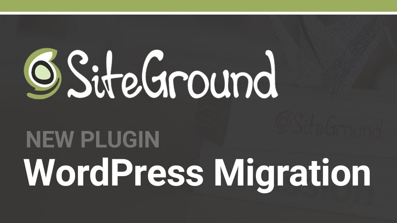 SiteGround Migrator