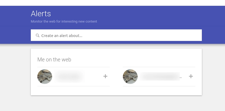 setting up google alerts