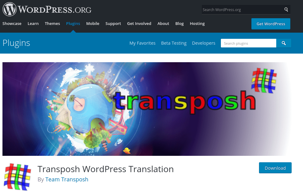 translate your wordpress website using transposh