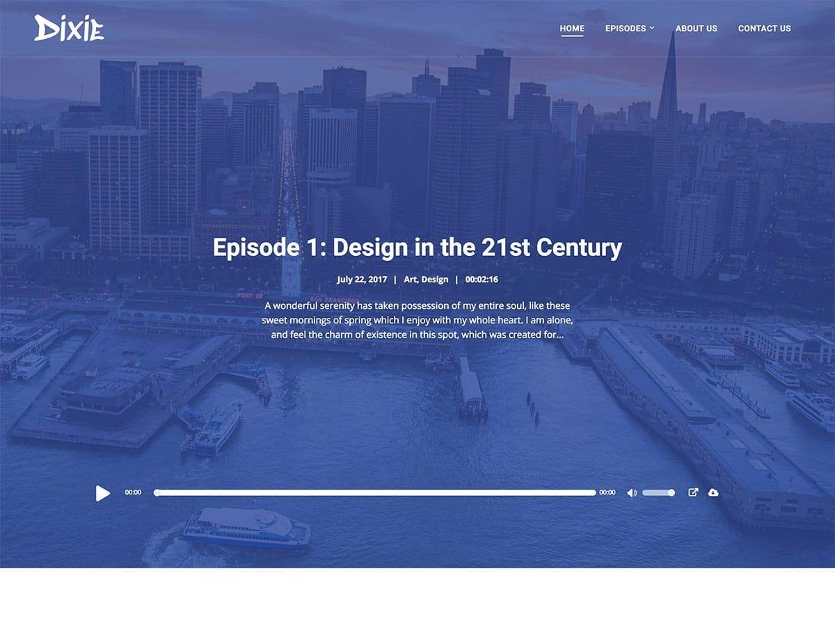 Dixit-Best podcast wordpress theme