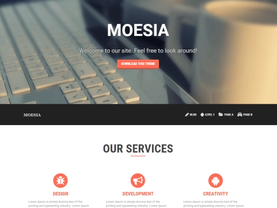 Moesia Business Theme