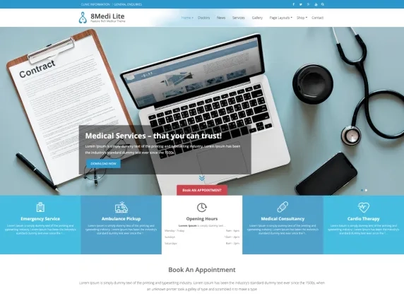 10 Best and Free WordPress Health and Medical themes 2021