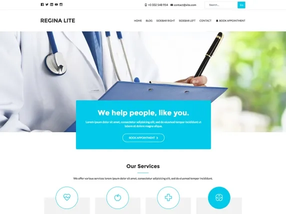 10 Best and Free WordPress Health and Medical themes 2021