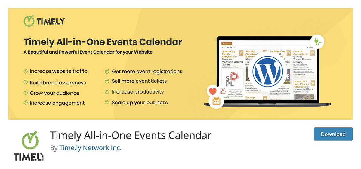 Plugin de evenimente WordPress All-in-One Calendar